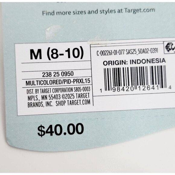 Shade & Shore Womens Red & Pink Floral One-Piece Swimsuit Size M - Picture 3 of 9